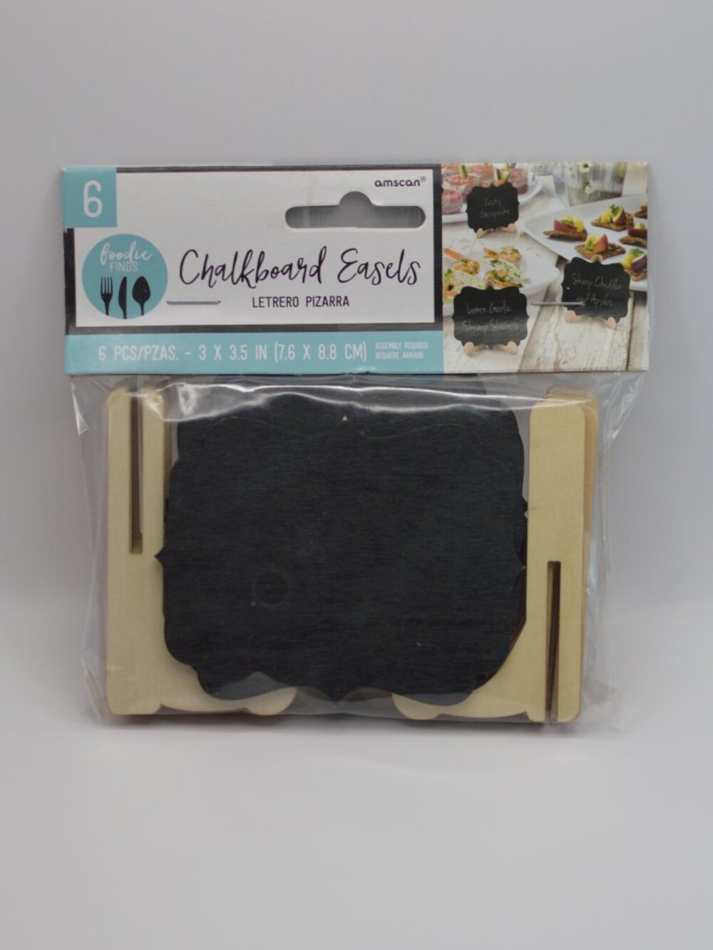 Chalkboard Easel Labels (set of 6) NWT